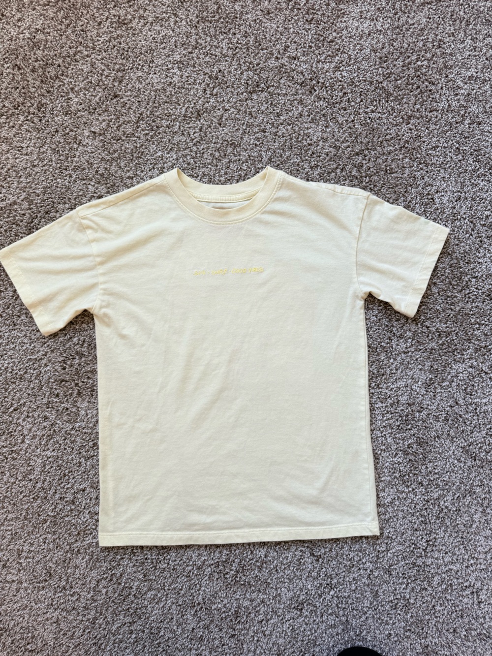 Cat & Jack Yellow Short-Sleeve Graphic Tee